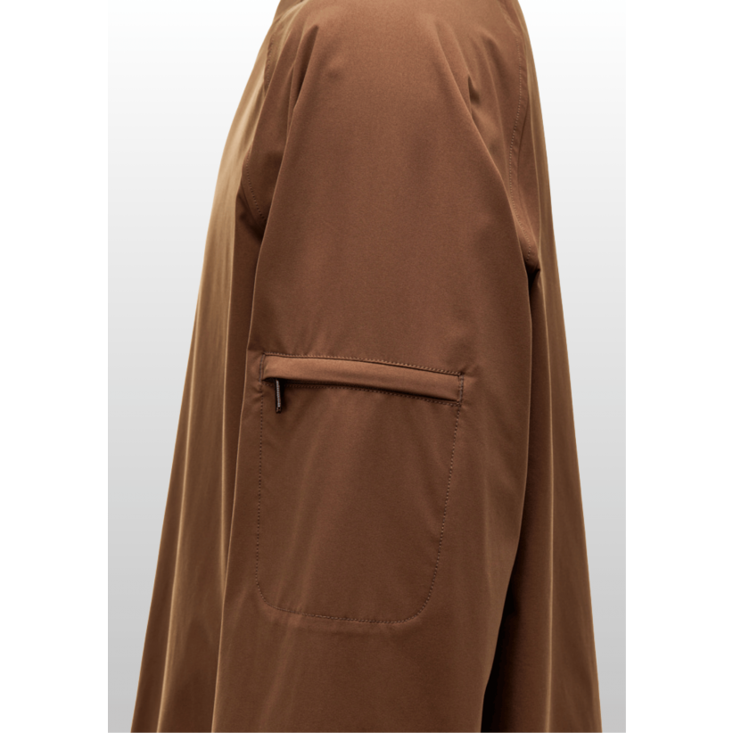 CesarEquipmentSweatHybridCassisShirtLIghtBrown-01
