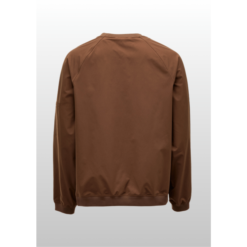 CesarEquipmentSweatHybridCassisShirtLIghtBrown-01