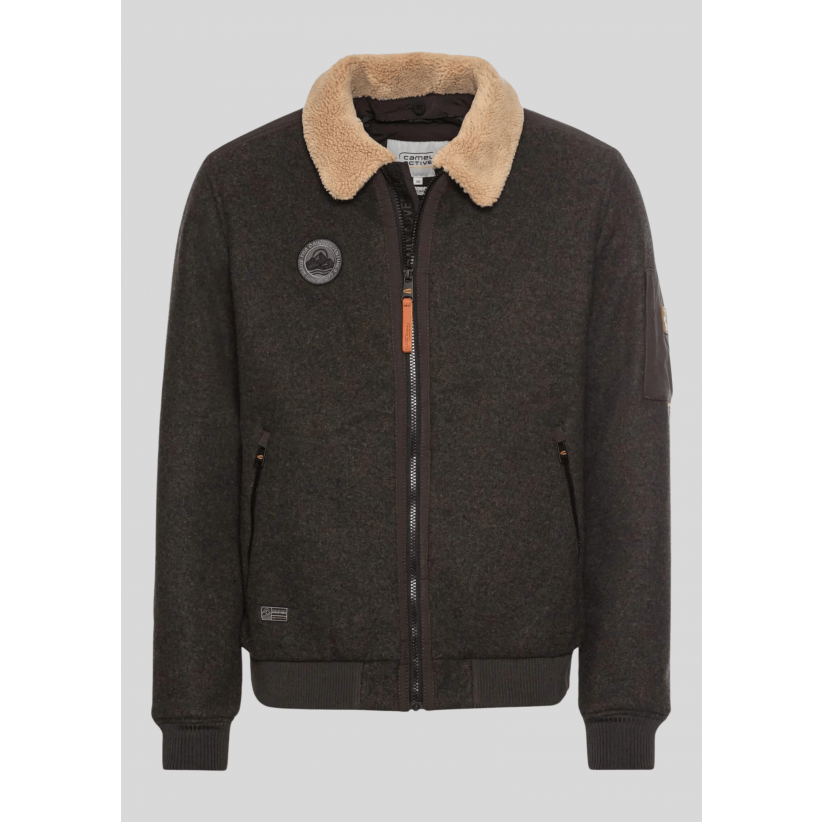 Camel Active, Overtøj, Bomber Teddy Collar, Green 