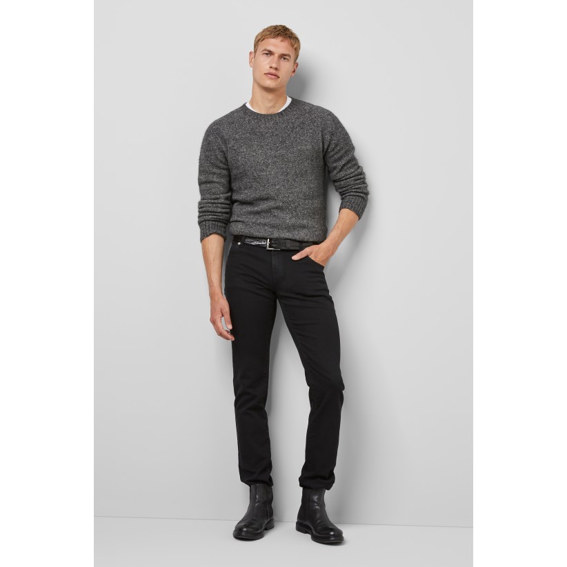 M5, SLIM STRETCH JEANS I SORT