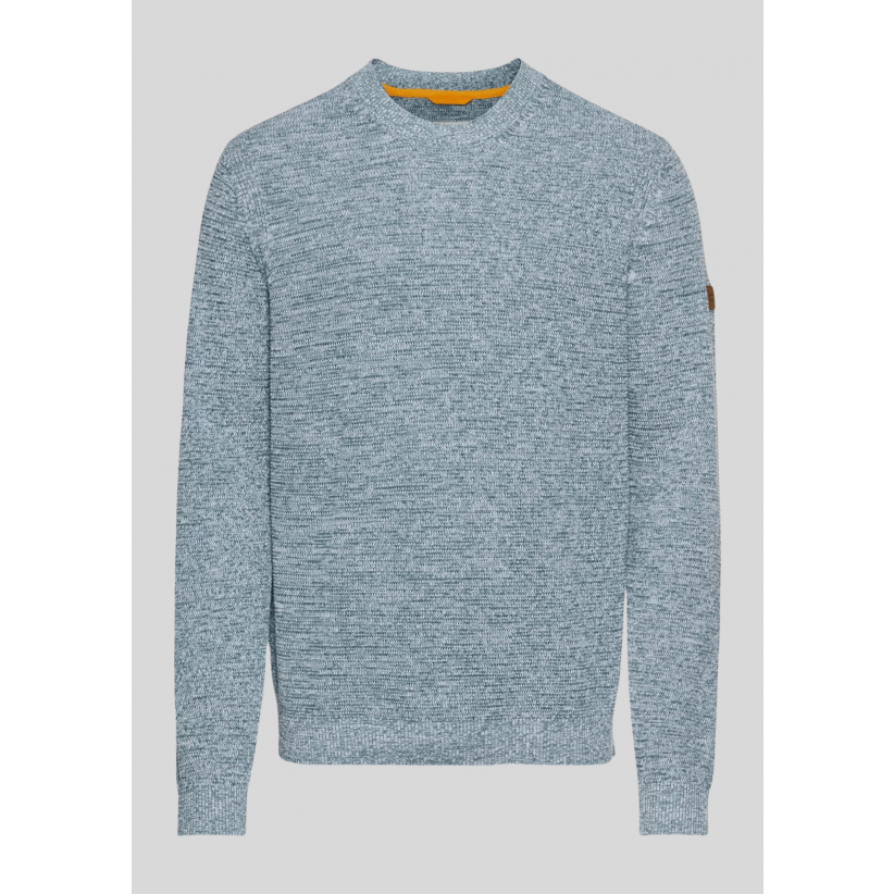 Camel Active, Strik, Light Roundneck Sweater, Blue