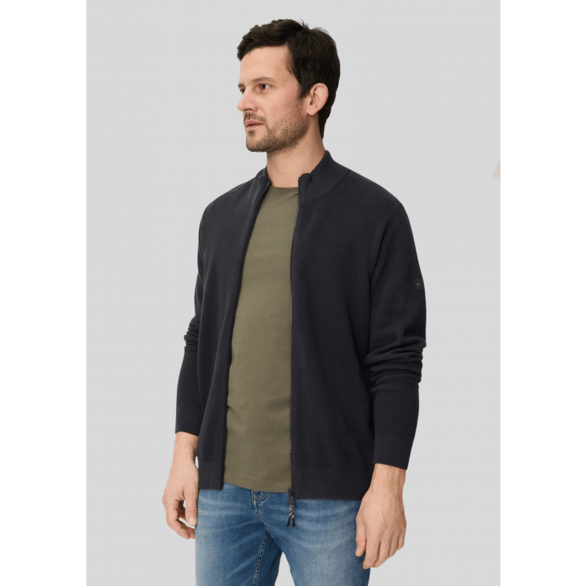 CamelActiveStrikKnittedJacketDarkBlue-01