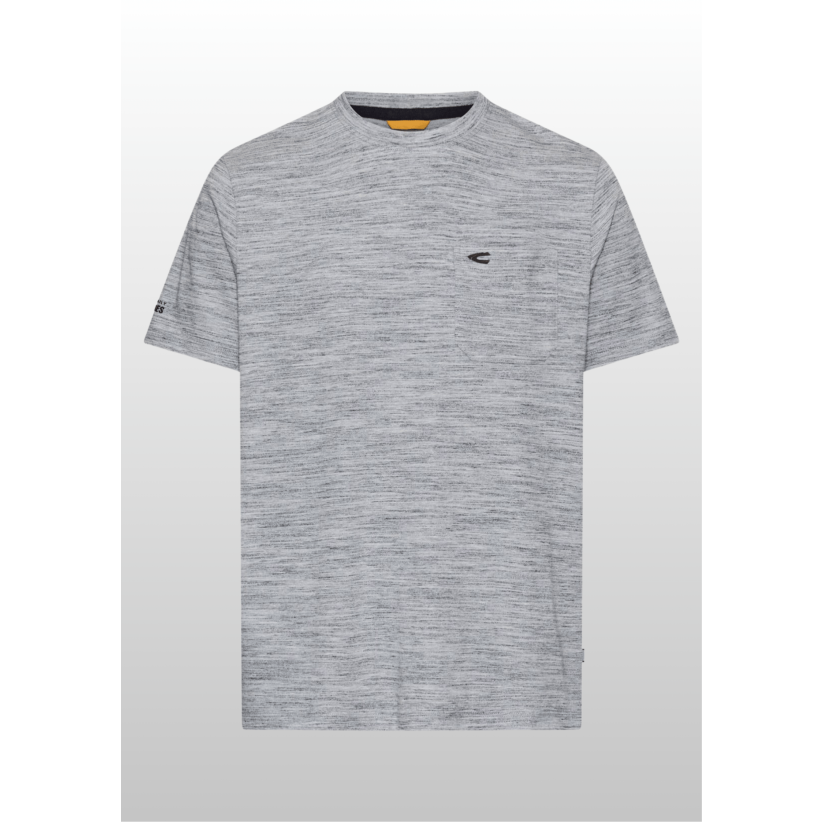 Camel Active, T-shirt, Quick Dry, Grey-Blue Melange 