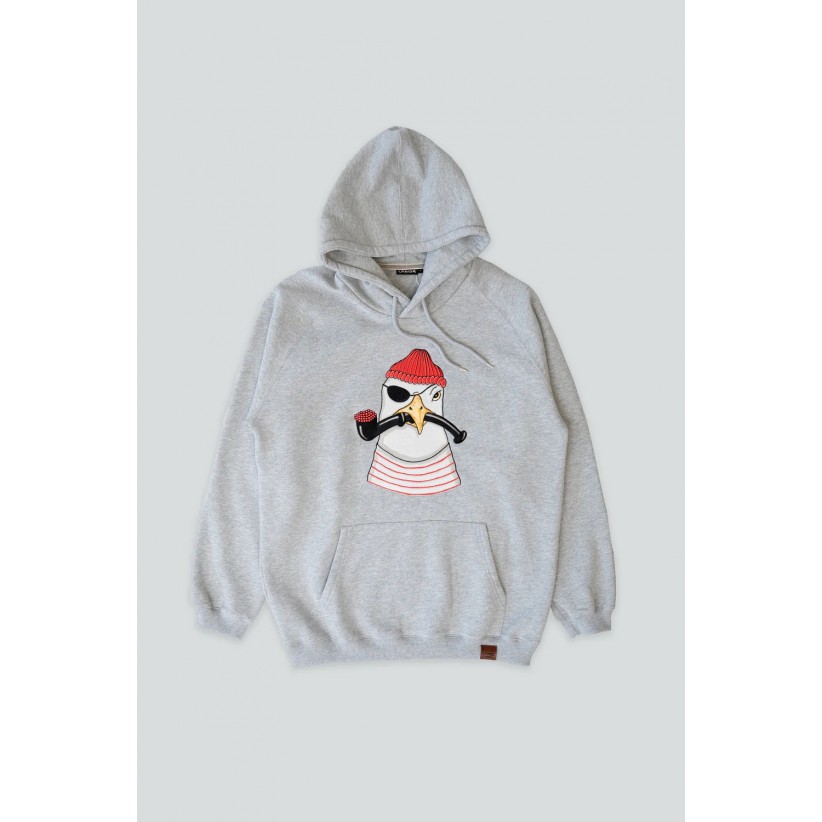 LAKOR, MINE! HOODIE I GRÅ