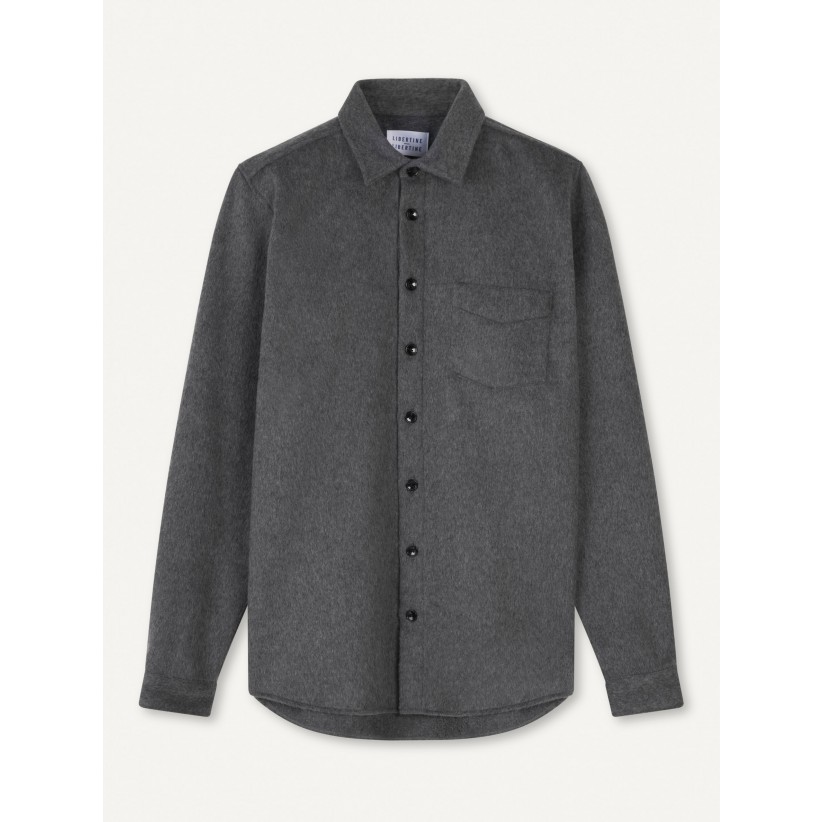 LIBERTINE, MIRACLE OVERSHIRT I GRÅ