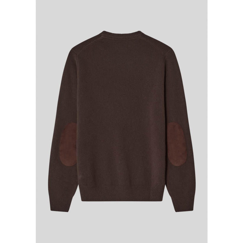 BarbourStrikEssentialCrewNeckJumperBrown-03