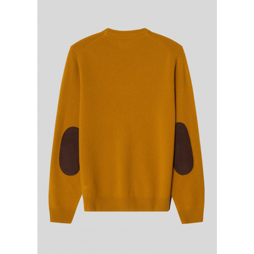 BarbourStrikEssentialCrewNeckJumperDarkCopper-01