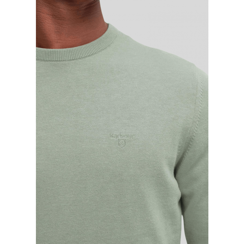 BarbourStrikPimaCottonCrewNeckSweaterAgaveGreen-01