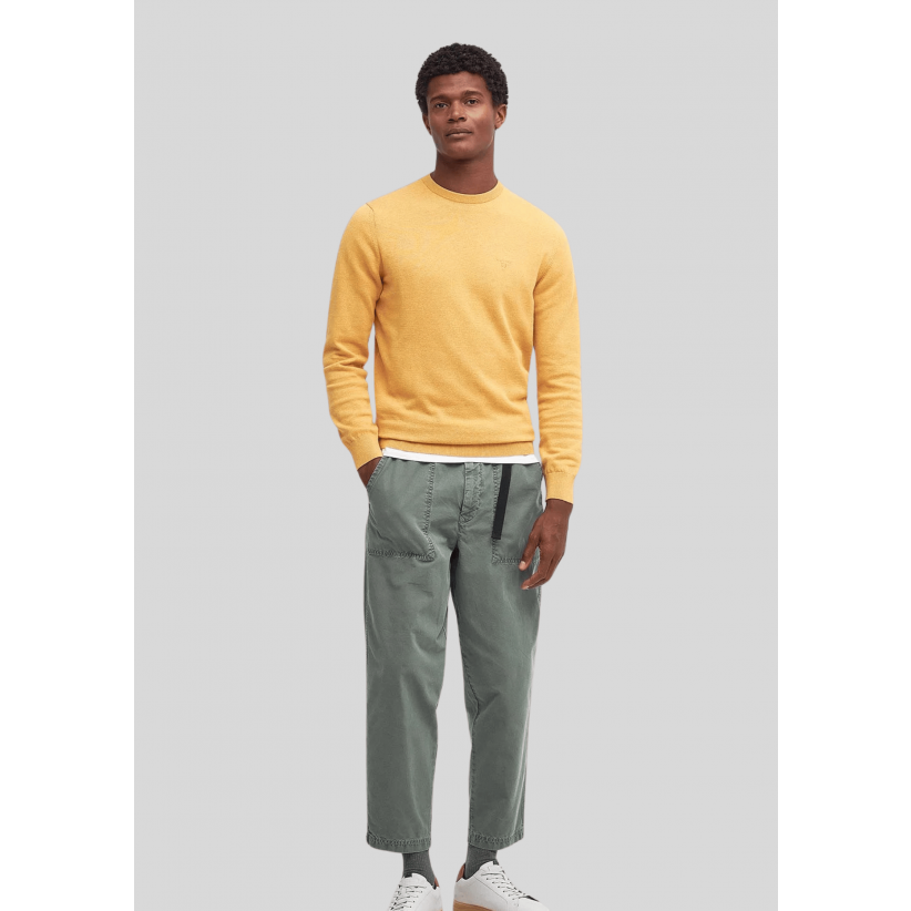 BarbourStrikPimaCottonCrewNeckSweaterHoneyGold-01