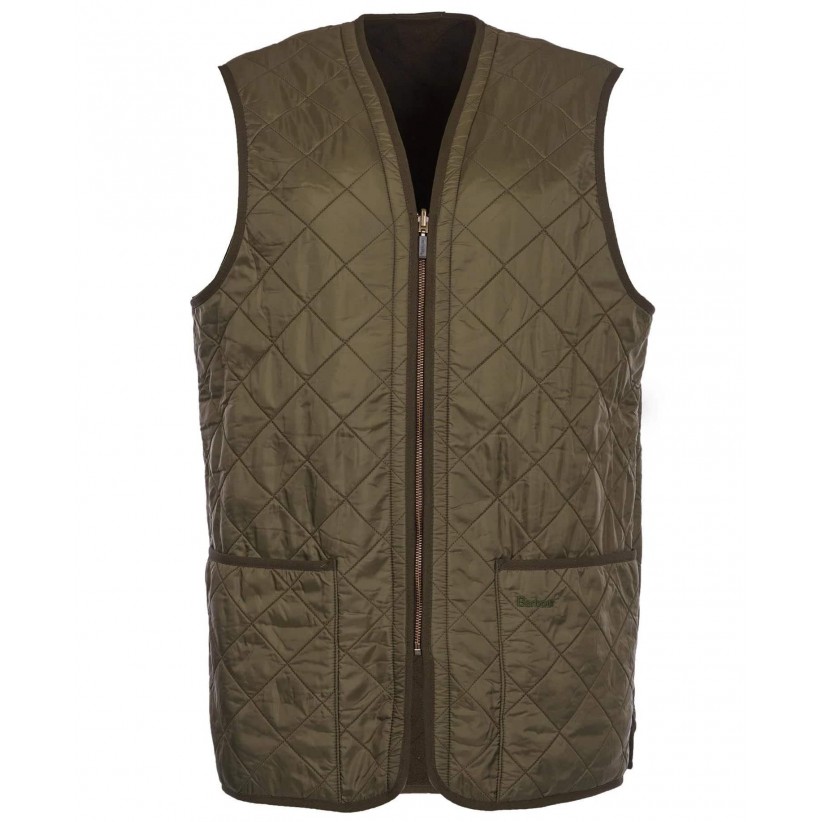 BARBOUR, POLAR QUILT VEST (ZIP-IN LINER) I OLIVE