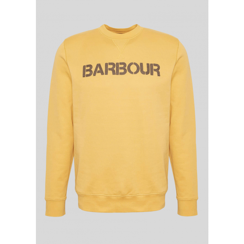 Barbour, Sweatshirt, Farnwoth Crew, Honey Gold 