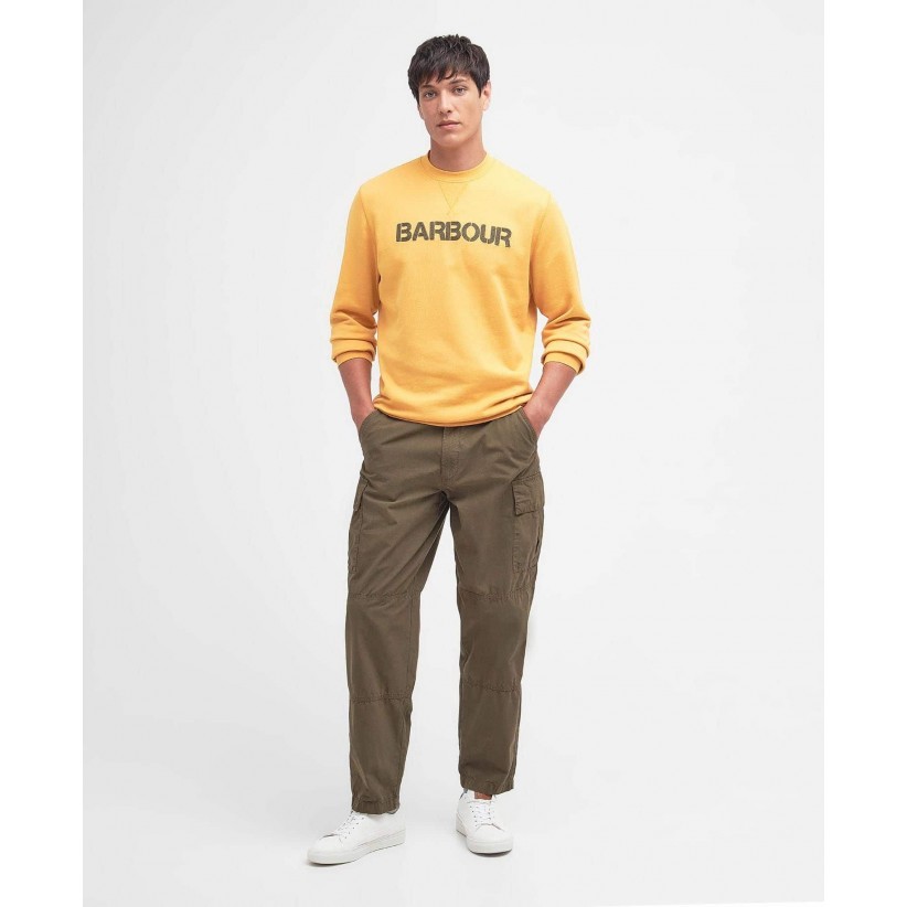 BarbourSweatshirtFarnwothCrewHoneyGold-01
