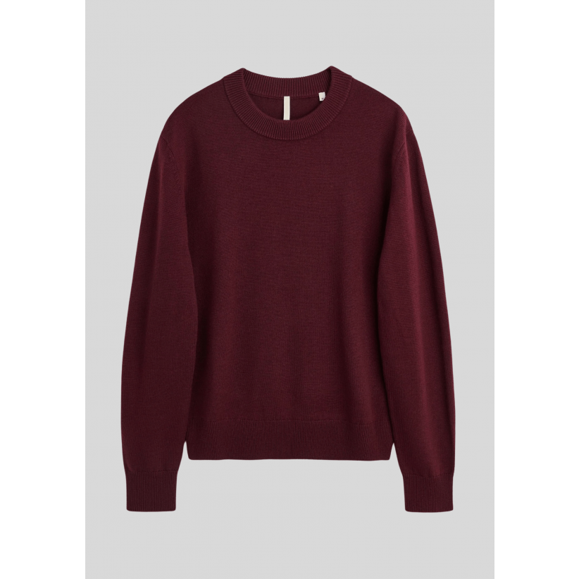 Sunflower, Strik, Moon Merino Knit 3039, Bordeaux