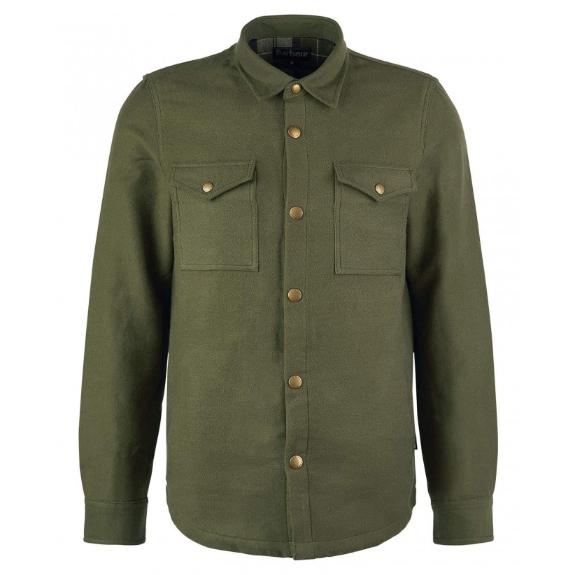 BARBOUR, CARRBRIGDE OVERSHIRT I GRØN