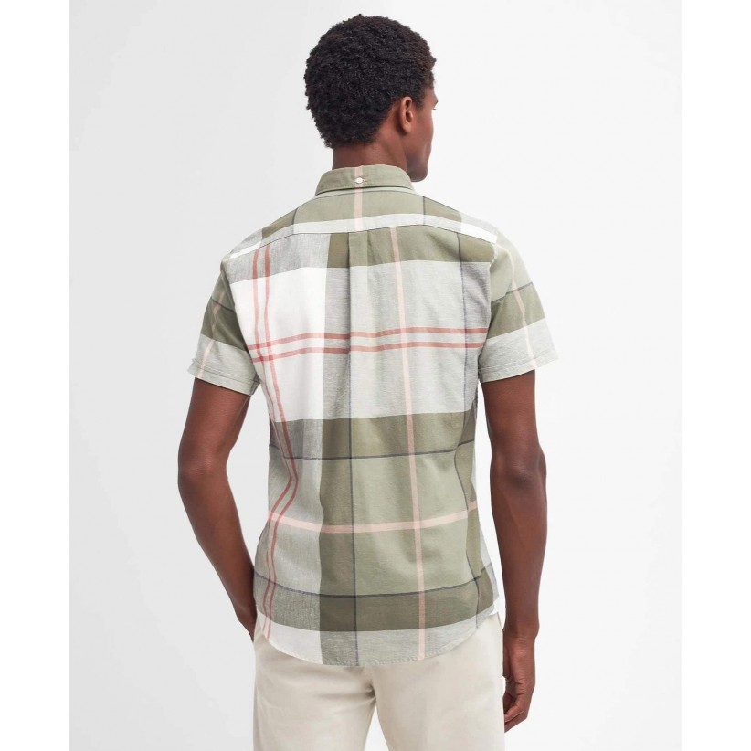 BarbourSkjorteSSDouglasOliveTartan-01