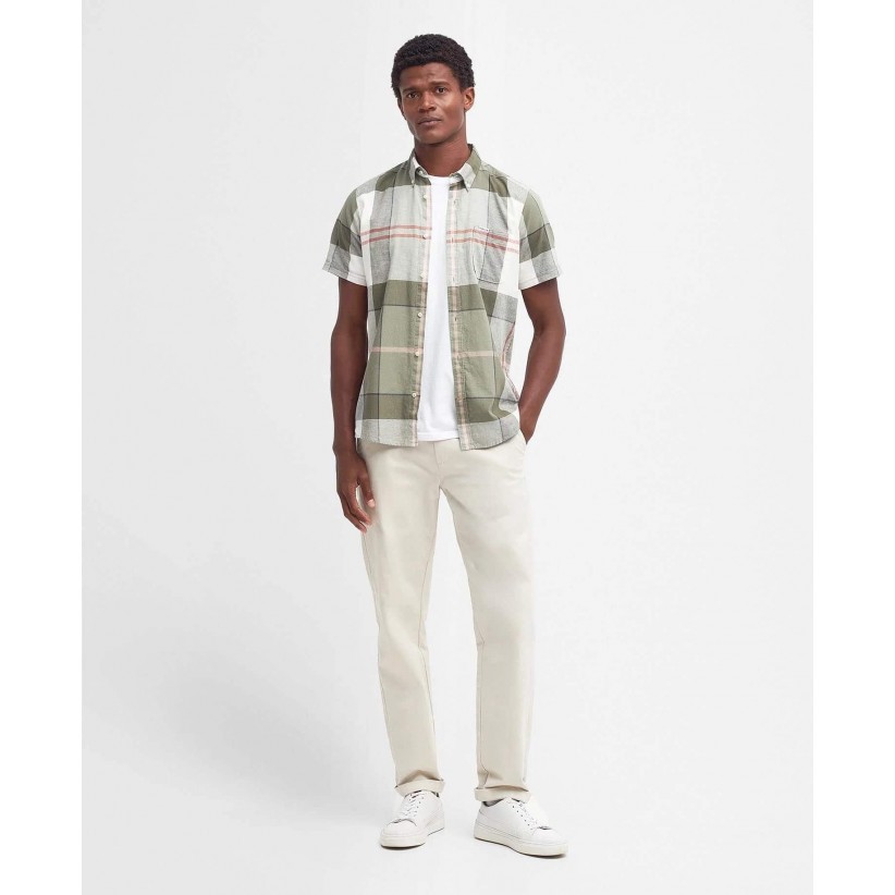 BarbourSkjorteSSDouglasOliveTartan-01