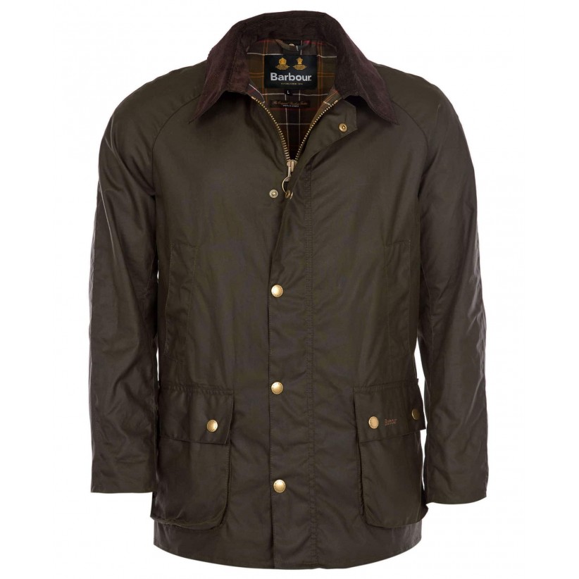 BARBOUR, ASHBY WAX JACKET I GRØN 