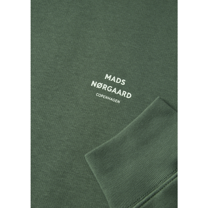 MadsNrgaardSweatshirtStandardLogoDuckGreen-01