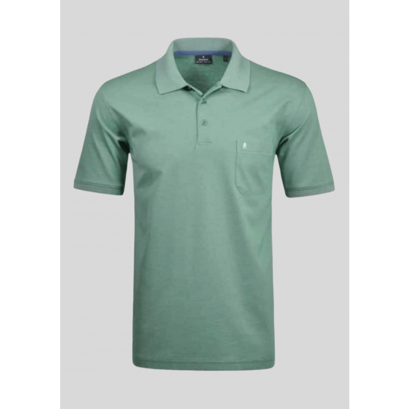 Ragman, Polo, Microfiber, Mintgrøn