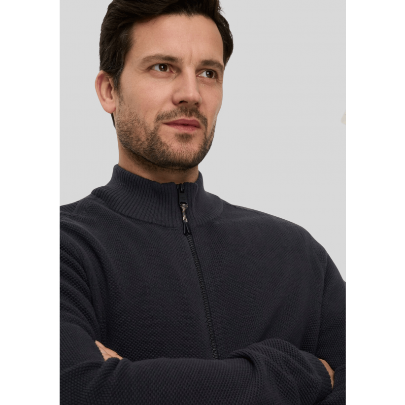 CamelActiveStrikKnittedJacketDarkBlue-01