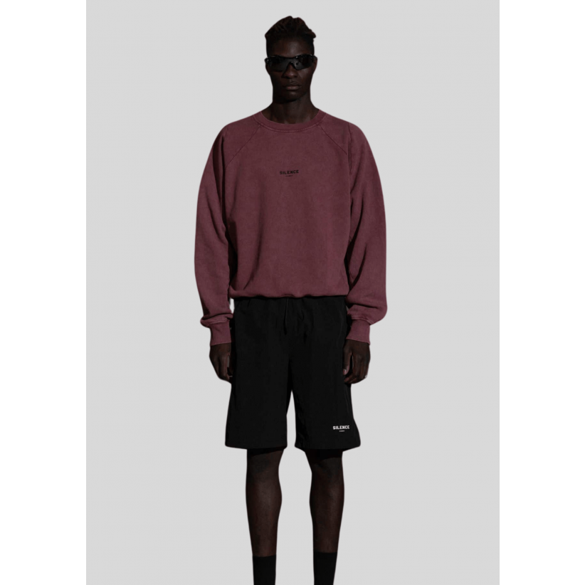 Han Kjøbenhavn, Sweatshirt, Raglan Crewneck, Blood Red