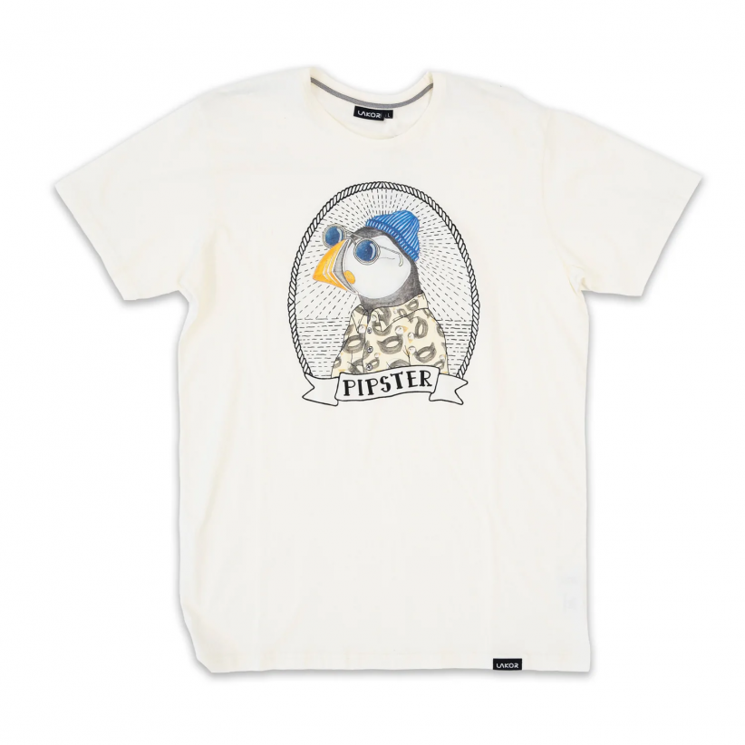 T-SHIRT, 'PIPSTER' / HVID