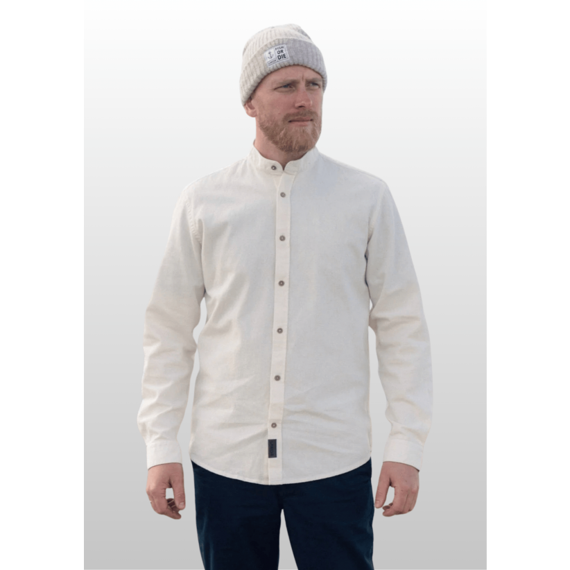 LakorSkjortePlainDalShirtStarWhite-01