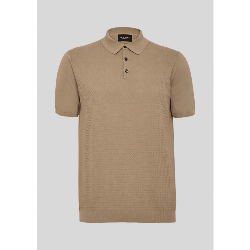 Sand Copenhagen, Polo, Retro Polo, Light Beige 