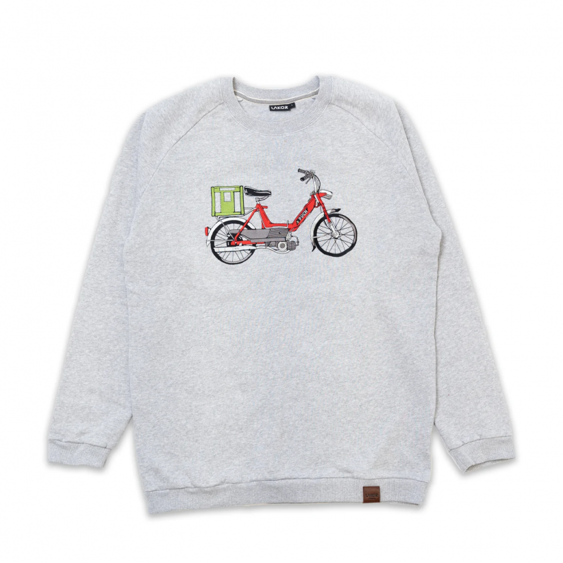 LAKOR, RED PUCH SWEATSHIRT I GRÅ