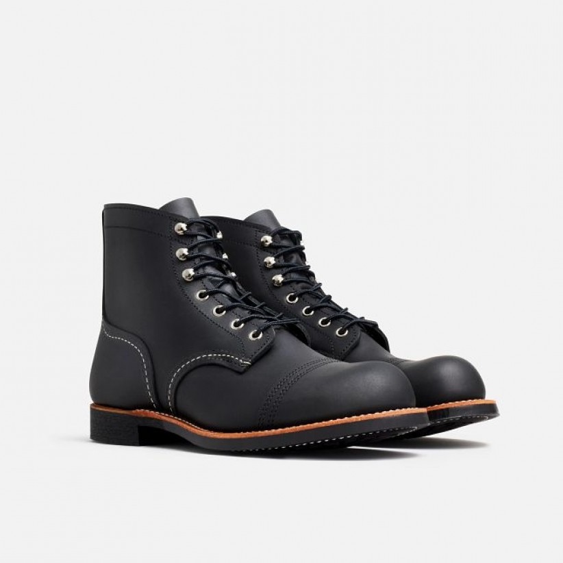 REDWING, IRON-RANGER STØVLE I SORT
