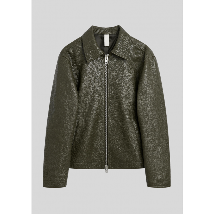 Sunflower, Jakke, Short Leather Jacket 6031, Jade