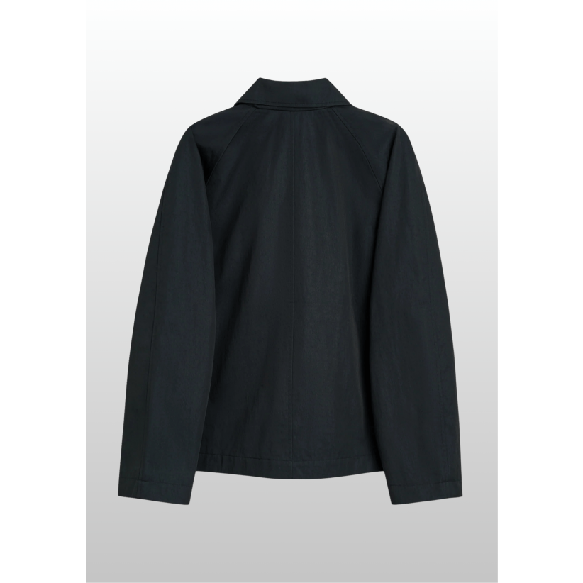 SunflowerOvershirtShortRaglanCoatBlack-01