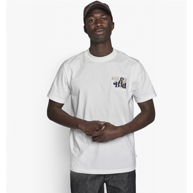 T-SHIRT, MOLT WIRL / OFF WHITE
