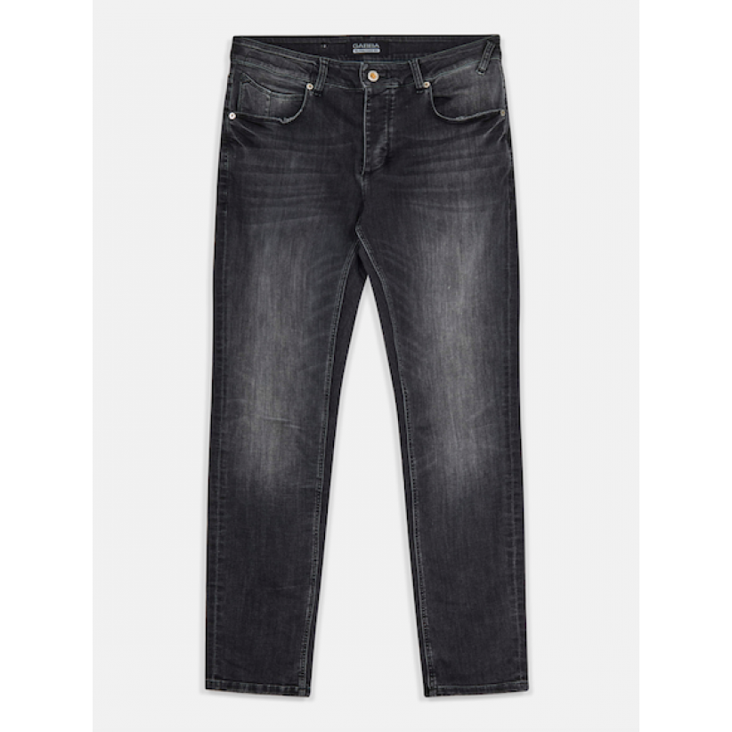 GABBA, REY STRETCH JEANS I GRÅ 