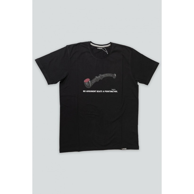 Lakor, T-shirt, Lakridspibe, Sort 