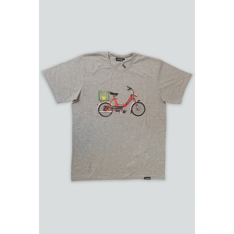 LAKOR, RED PUCH T-SHIRT I GRÅ