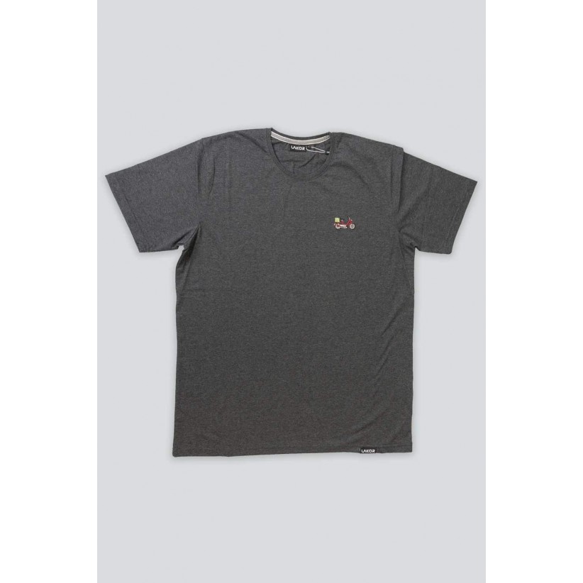 LAKOR, MINI PUCH T-SHIRT i KOKSGRÅ 