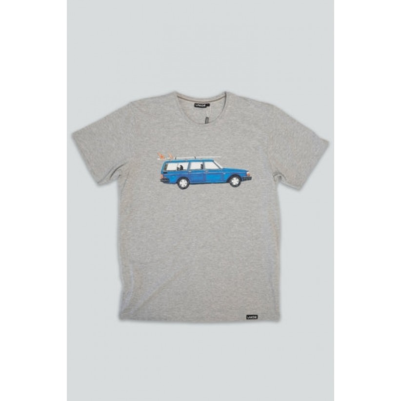 LAKOR, GETAWAY CAR T-SHIRT I LYS GRÅ