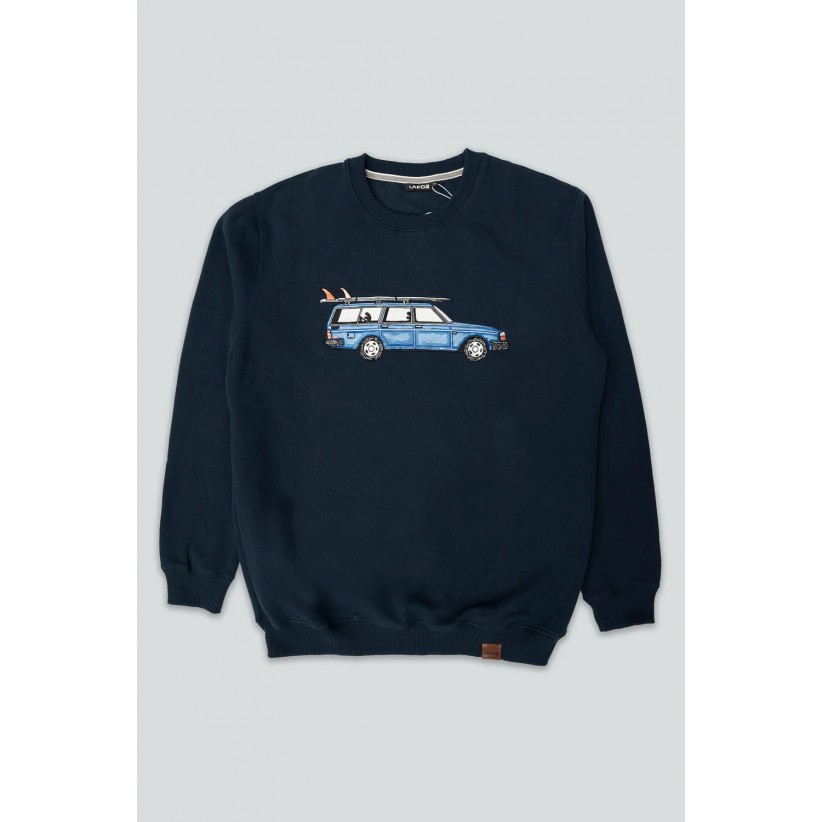 LAKOR, GETAWAY SWEATSHIRT I NAVY