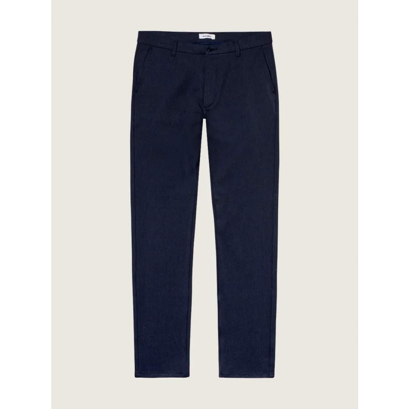 WOODBIRD, STEFFEN PANT I NAVY MELANGE