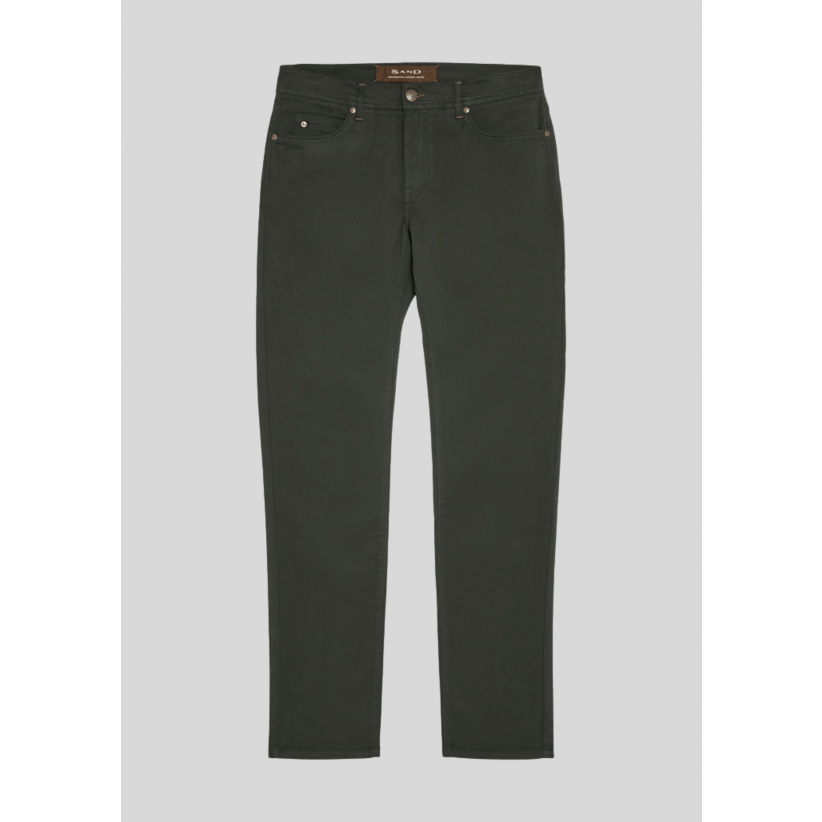 Sand Copenhagen, Bukser, Burton Suede Touch, Dark Green