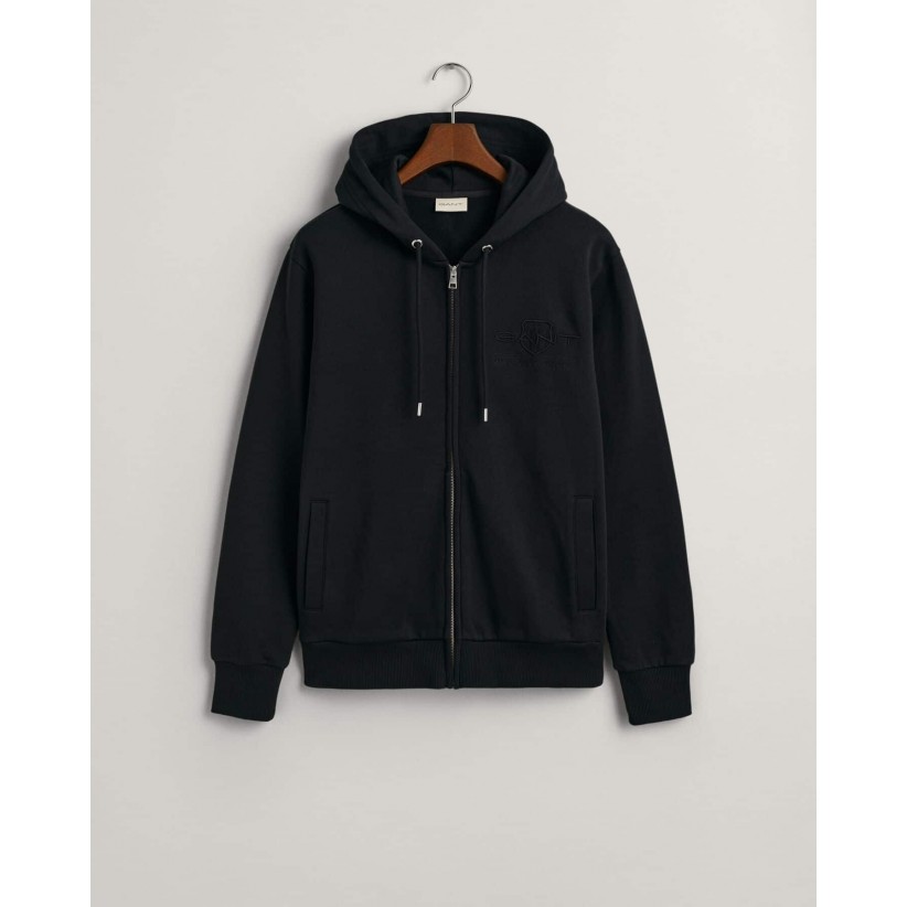 GANT, ARCHIVE ZIP-HOODIE I SORT 