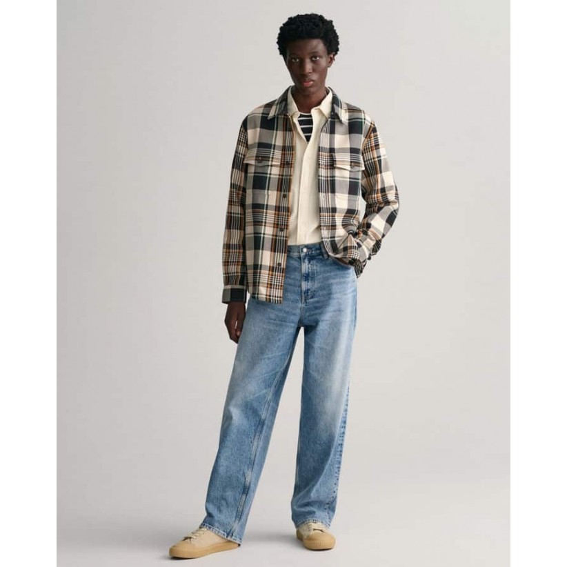GantOvershirtTwillGreenCheck-01