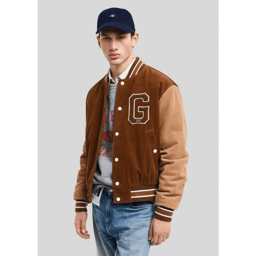 GantOvertjVarsityCordJacketCacaoBrown-01