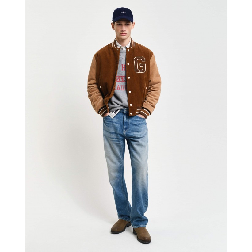 GantOvertjVarsityCordJacketCacaoBrown-01