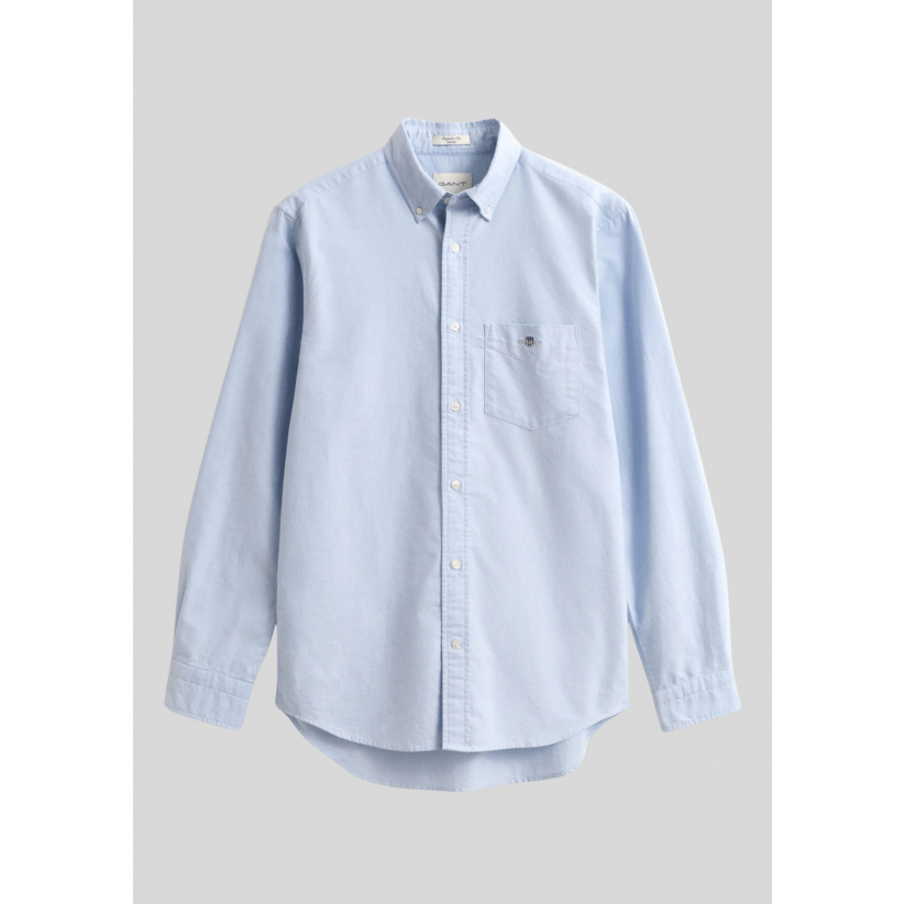 Gant, Skjorte, Regular Classic Oxford Shirt, Light Blue 
