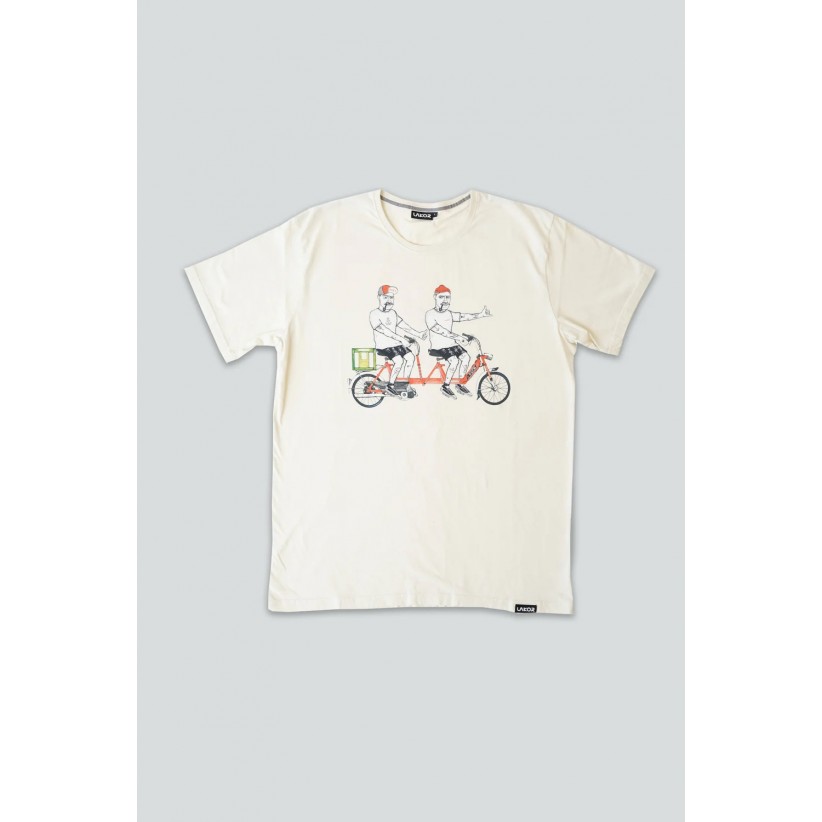 LAKOR, TWIN PUCH T-SHIRT I RÅHVID