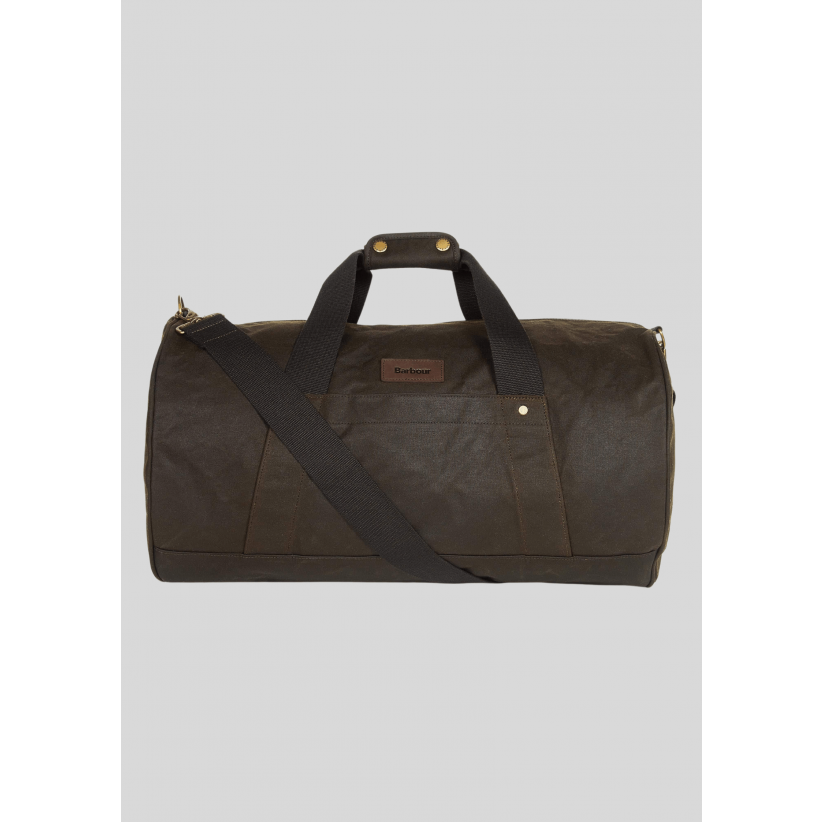 Barbour, Taske, Explorer Wax Duffle Bag, Olive 