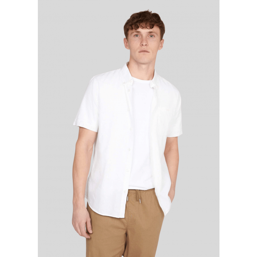 MatiniqueSkjorteSSTrostolBomuldHrWhite-01