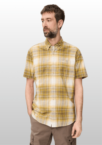 camelactiveskjortesscottoncheckyellow-00